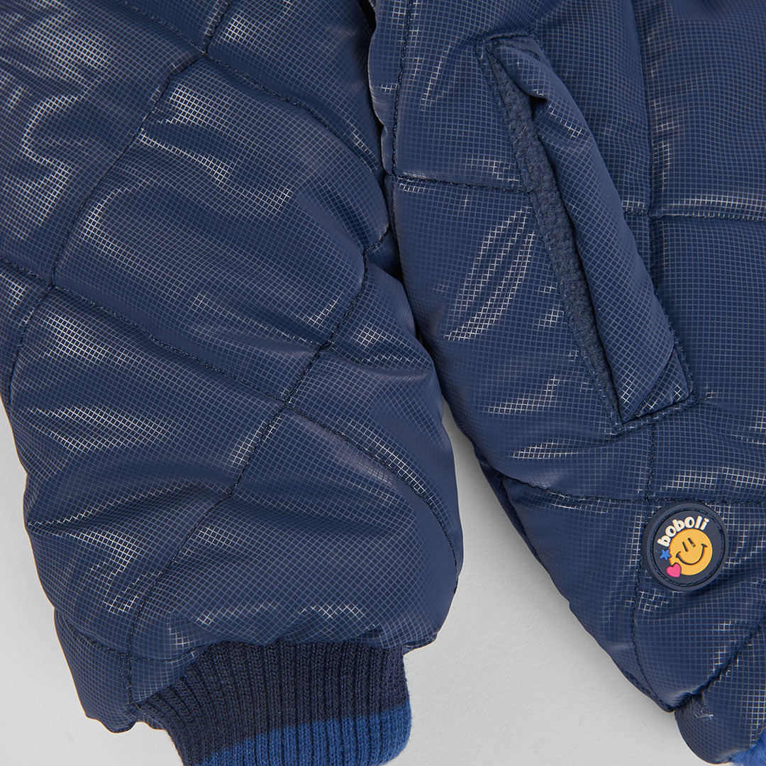 Boboli Girls Navy Coat