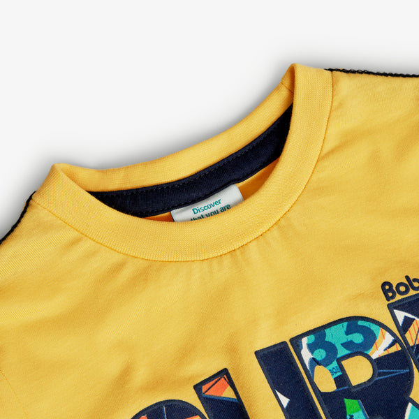 Boboli yellow surf t-shirt