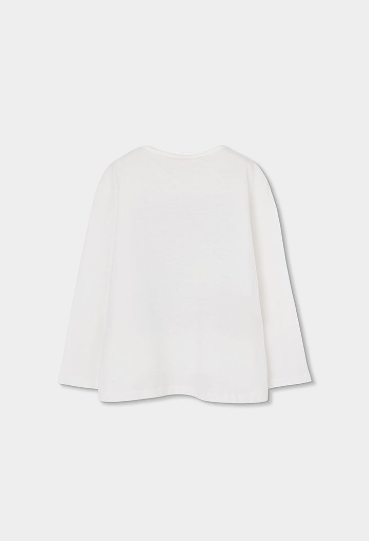 Boboli Girls Flowers Long Sleeve Top