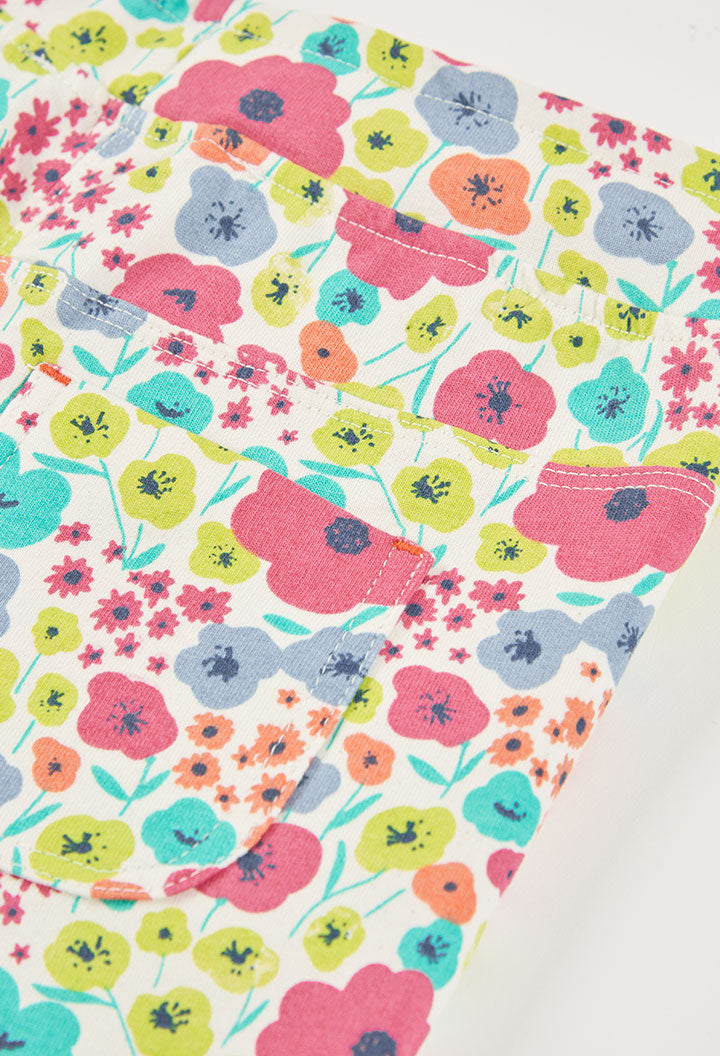 Boboli Girls Floral Summer Shorts