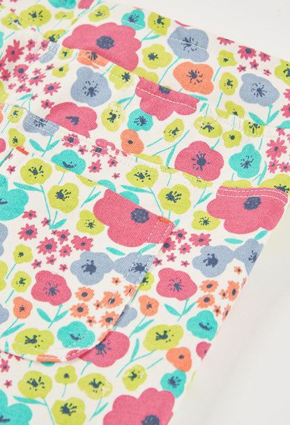 Boboli Girls Floral Summer Shorts