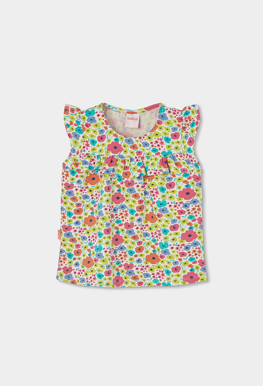 Boboli Girls Floral Blouse