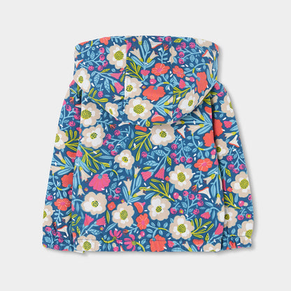 Boboli Girls Fleece Floral Print Jacket