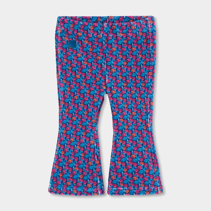 Boboli Girls Printed Corduroy Trousers
