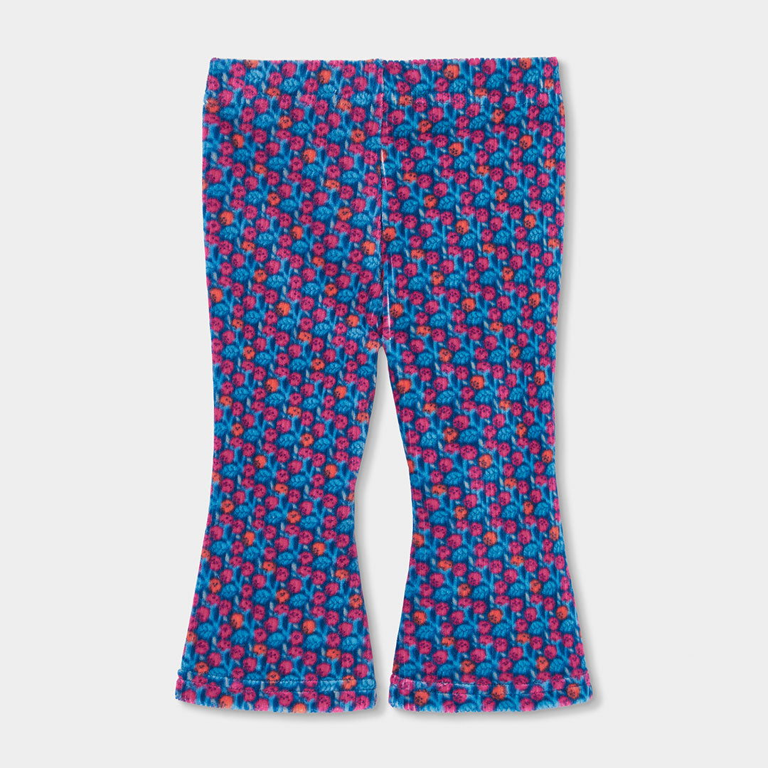 Boboli Girls Printed Corduroy Trousers
