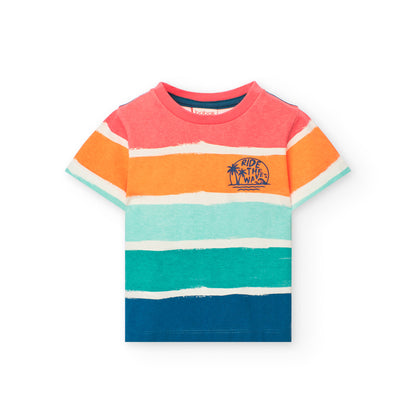 Boboli Boys Surfer Boy Short Sleeve T-Shirt