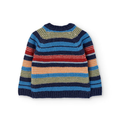 Boboli Boys Knit Striped Jumper