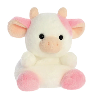 Palm Pals Belle Strawberry Cow Plush Character 5"