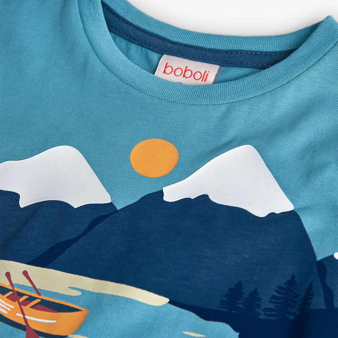Boboli Long sleeve Lake T-shirt