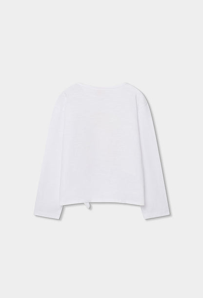 Boboli Girls Flowers Long Sleeve Top