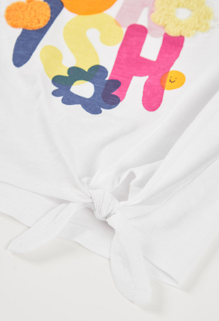 Boboli Girls Flowers Long Sleeve Top