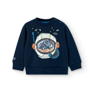 Boboli Navy Space Sweatshirt