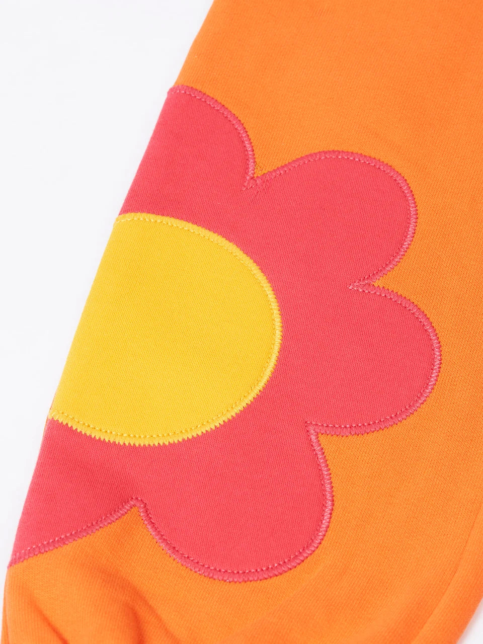Frugi Girls Malpas Flower Applique Joggers