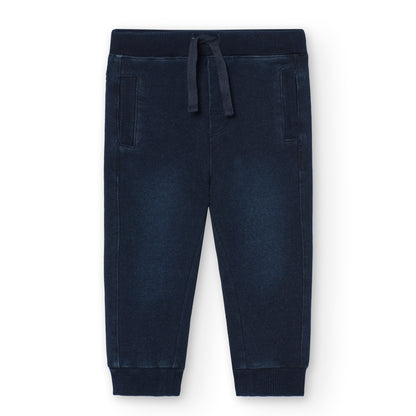 Boboli Boys Fleeced Denim Trousers