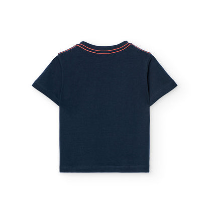 Boboli Boys Cool Vibes Navy T-Shirt