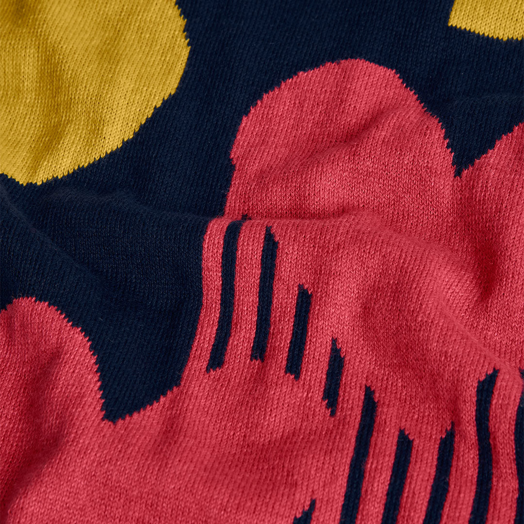 Boboli Girls Navy Knitwear Dress