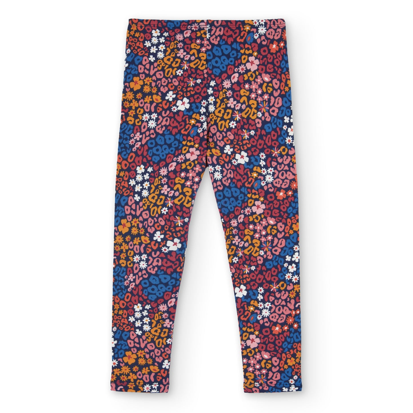 Boboli Girls Stretch Knit Colorful Leggings