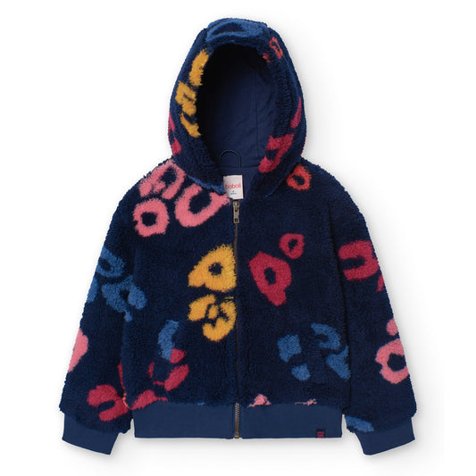 Boboli Girls Zip Up Fleece