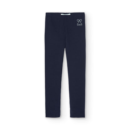 Boboli Girls Stretch Navy Leggings