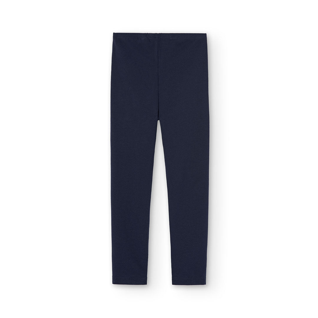 Boboli Girls Stretch Navy Leggings