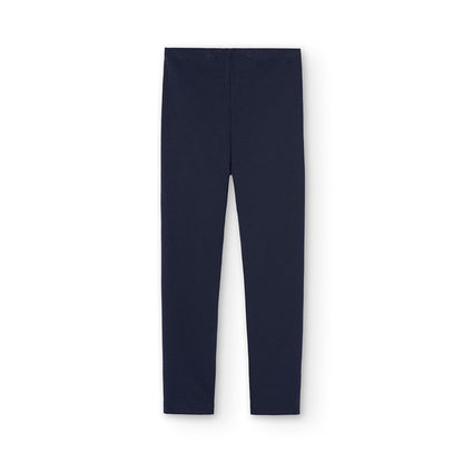 Boboli Girls Stretch Navy Leggings