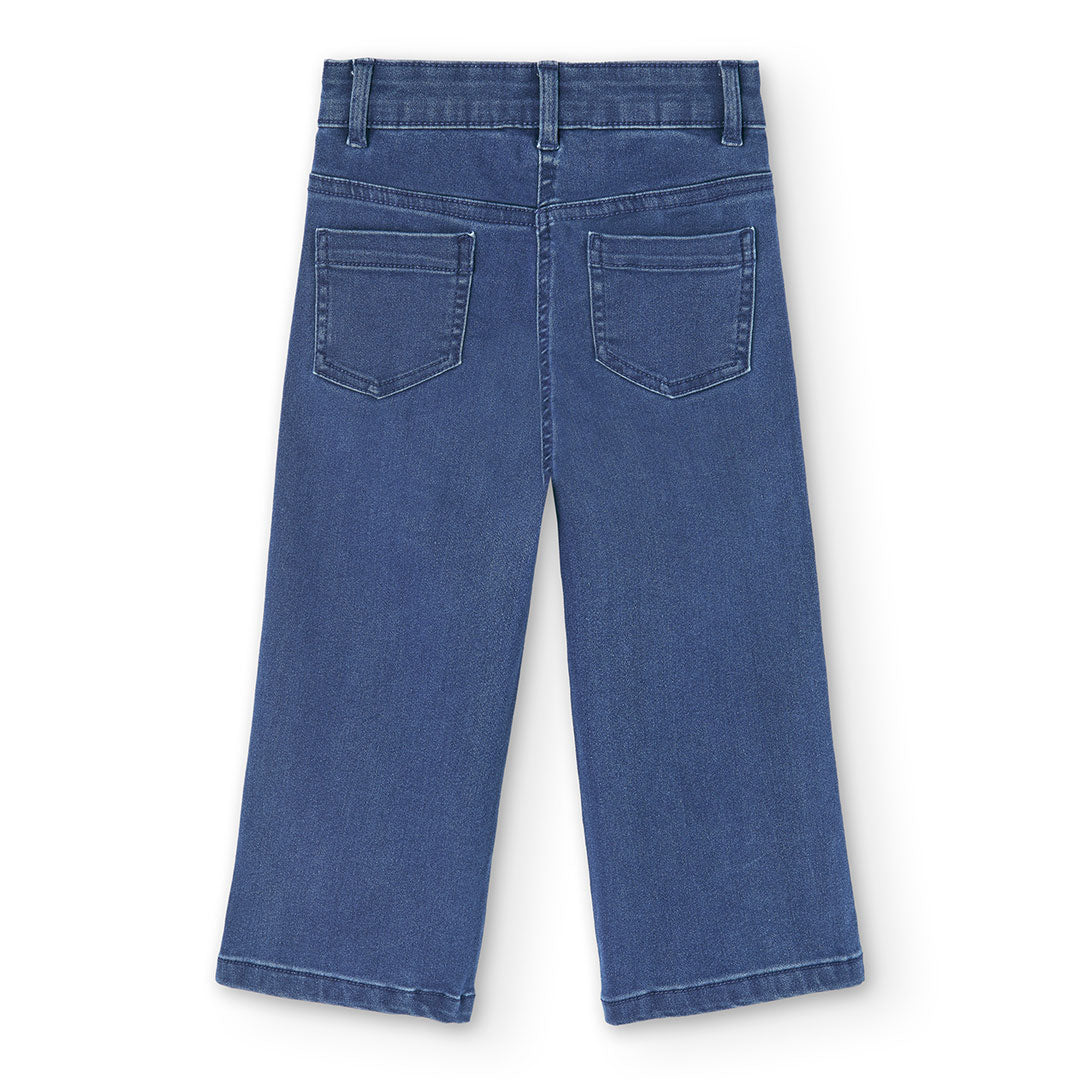 Boboli Girls Blue Denim Jeans