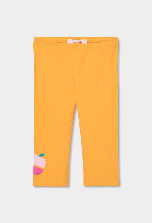 Boboli Girls Stretch Yellow/Orange Leggings