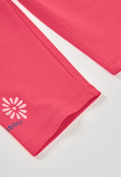 Boboli Girls Stretch Magenta Leggings