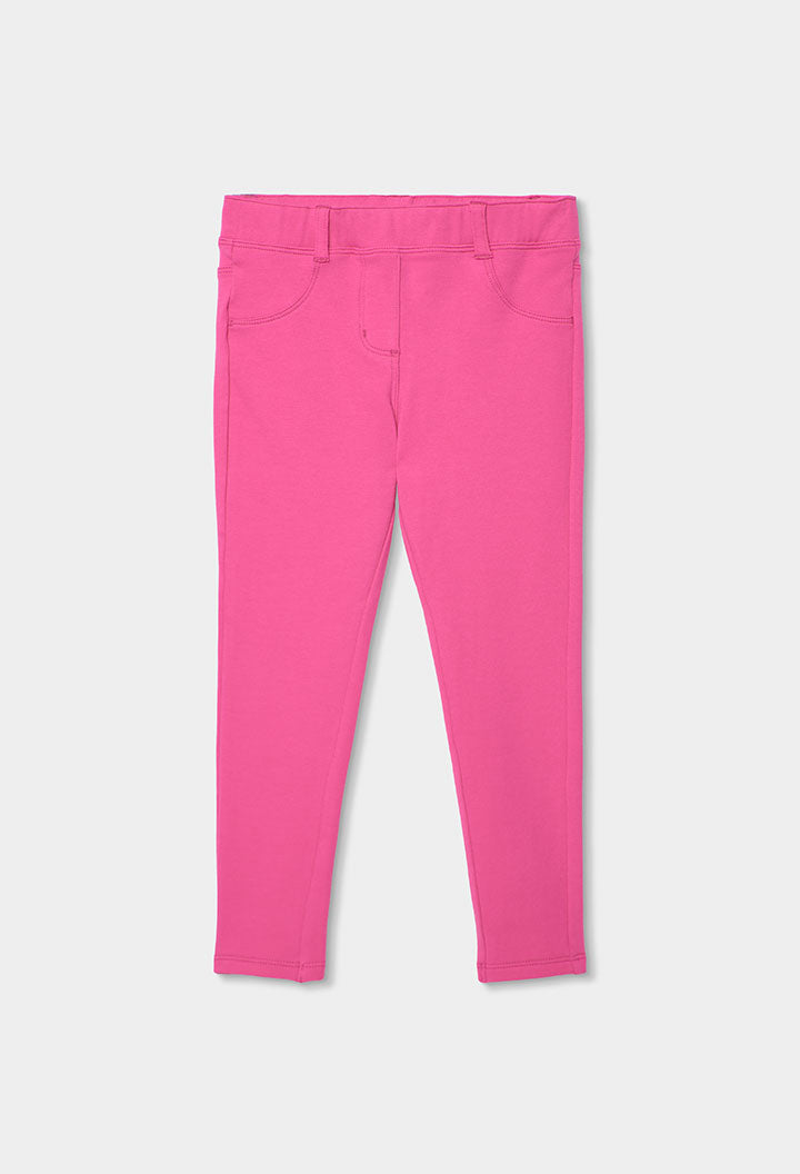 Boboli Girls Stretch Fuchsia Trousers