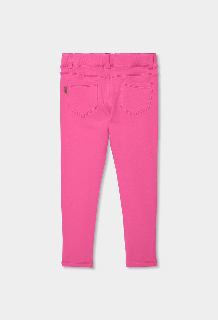 Boboli Girls Stretch Fuchsia Trousers