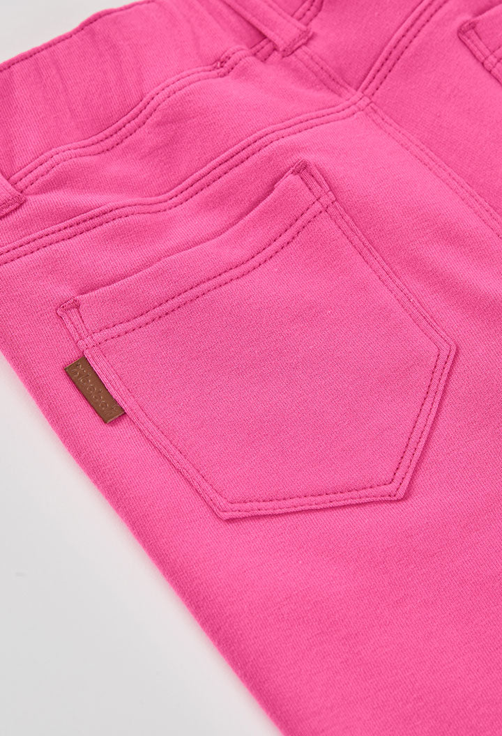 Boboli Girls Stretch Fuchsia Trousers
