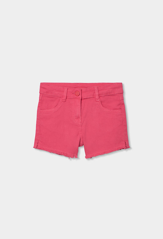 Boboli Girls Magenta Twill Shorts