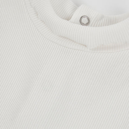 Boboli Girls Off White Long Sleeved T-Shirt