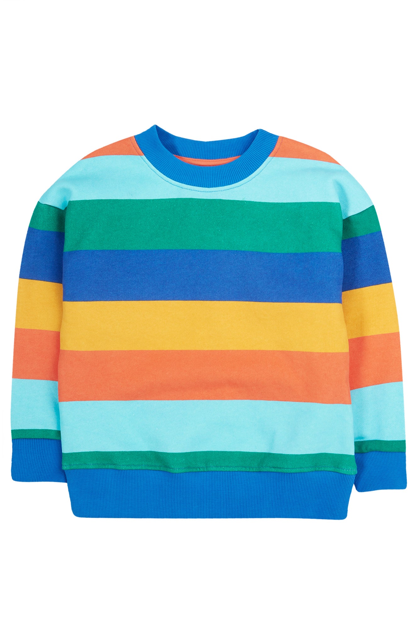 Frugi Bold And Bright Stripe Sweatshirt