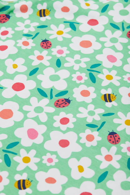 Frugi Baby Girls Toddlers Busy Bugs Snuggle Fleece