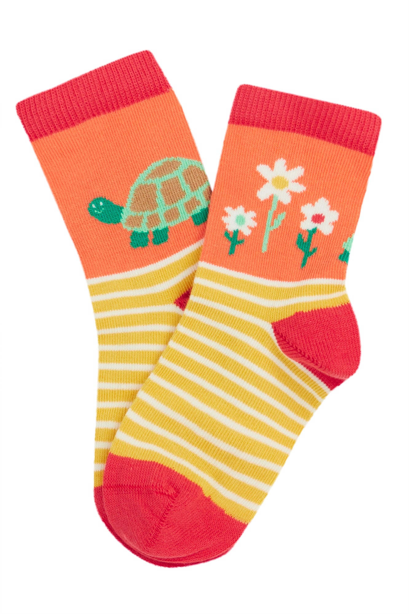 Frugi Baby Girls Daisy Socks Multipack