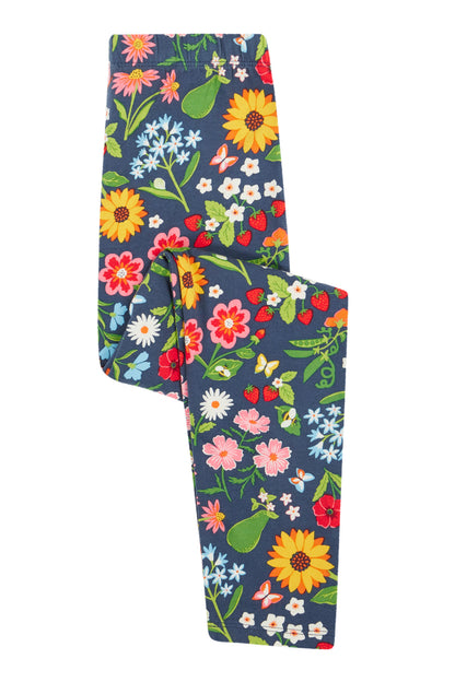 Frugi Baby Girls Libby Printed Potager Garden Leggings