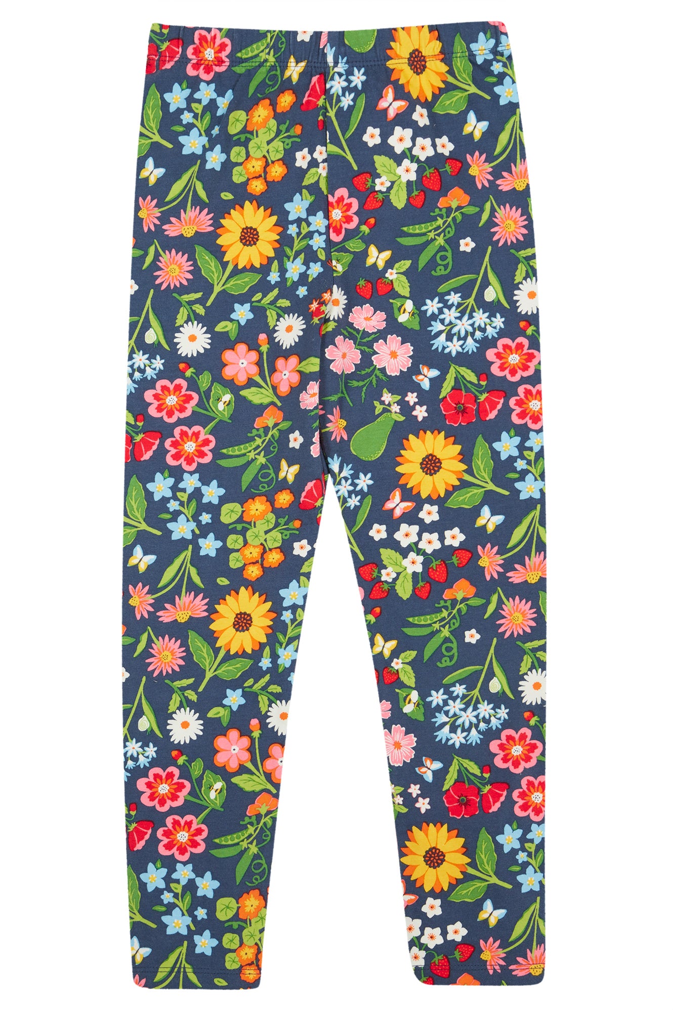 Frugi Baby Girls Libby Printed Potager Garden Leggings