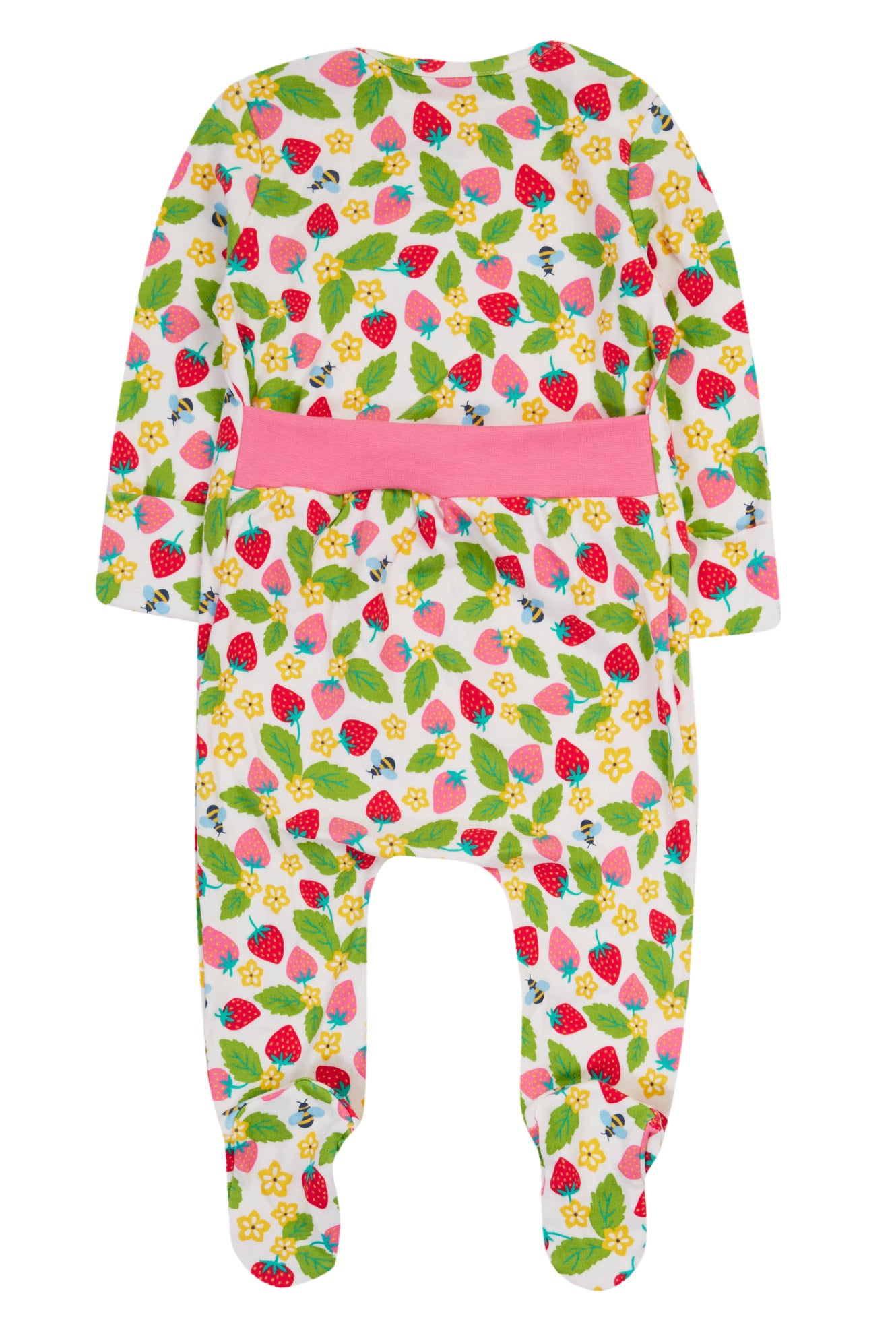 Frugi Strawberry Field Babygrow