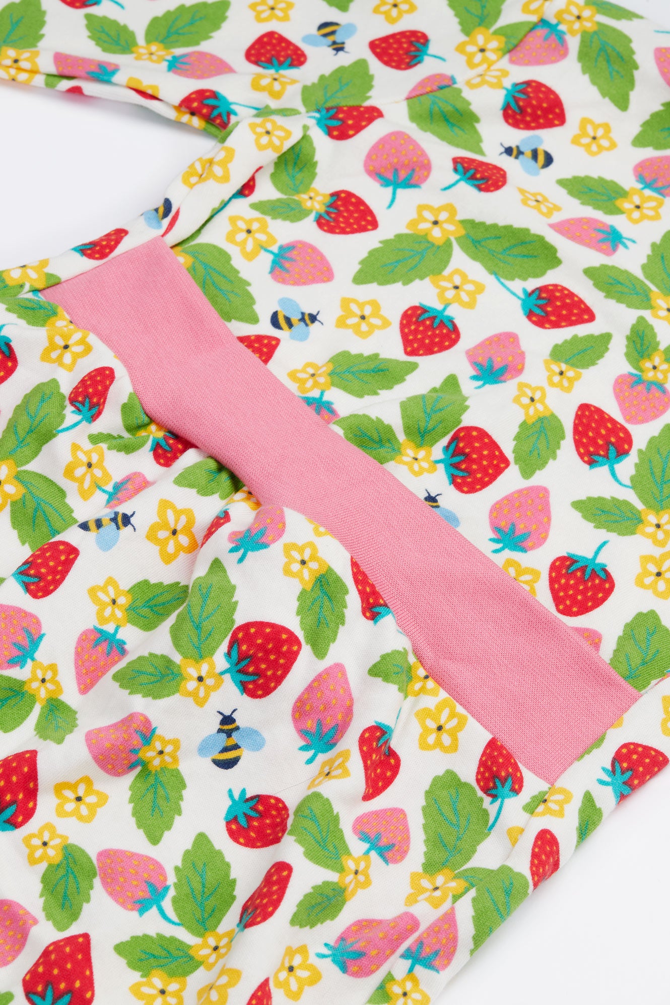 Frugi Strawberry Field Babygrow