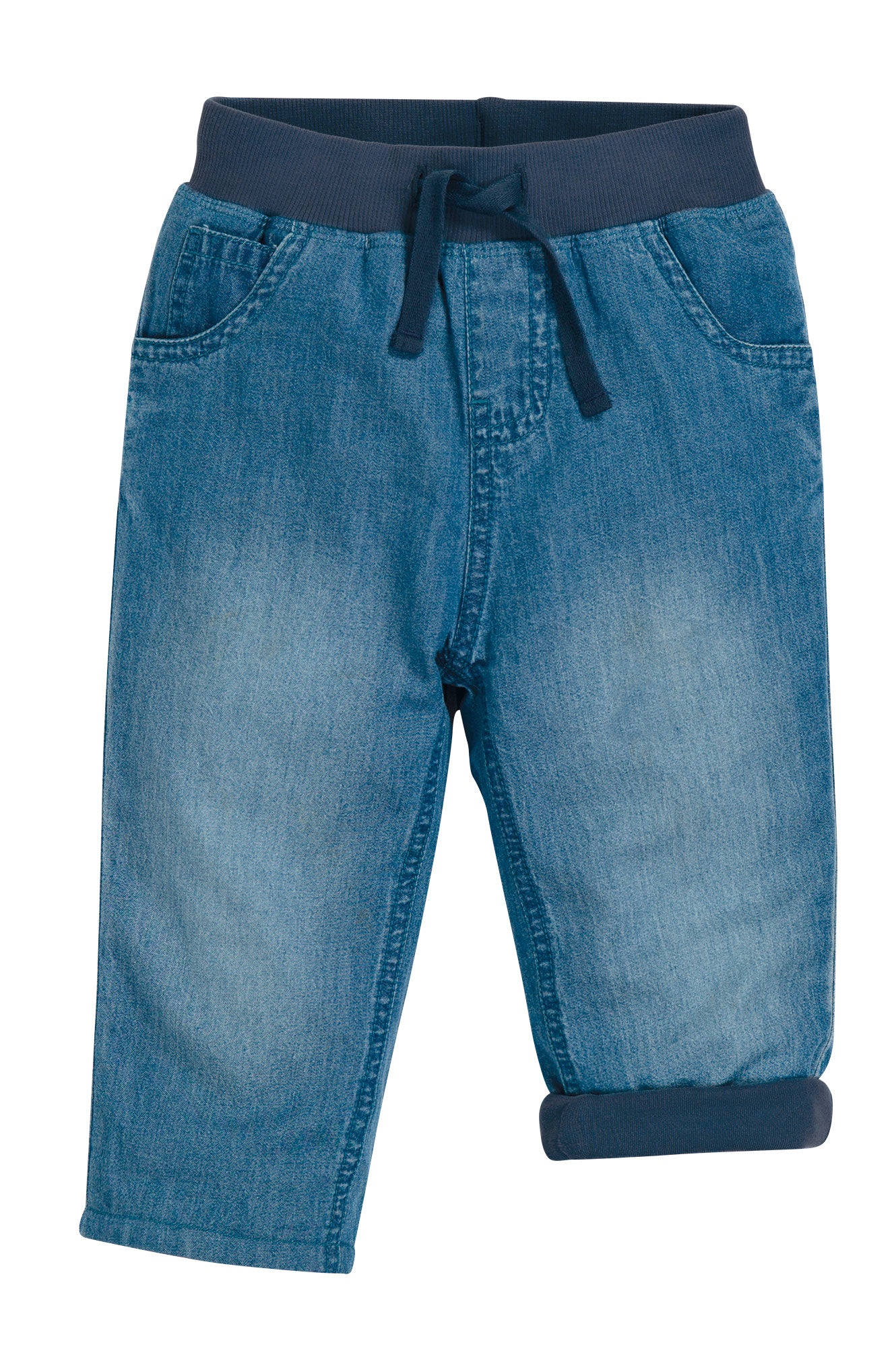 Frugi Baby Boy Comfy Lined Jeans