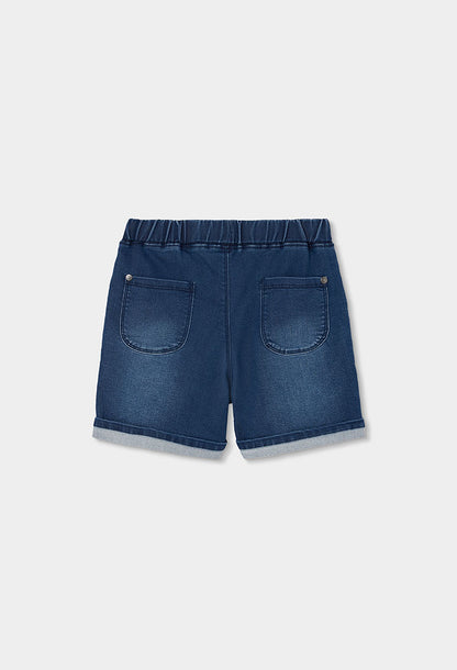 Boboli Boys Fleece Bermuda Blue Shorts