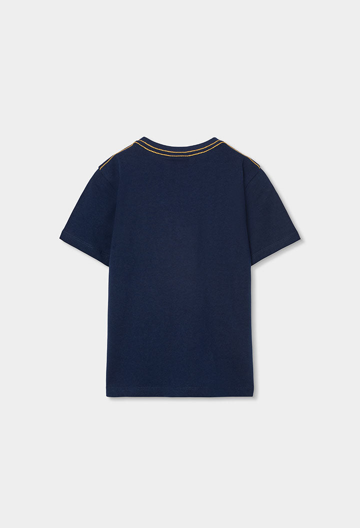 Boboli Boys Cool Vibes Surfing Navy T-Shirt