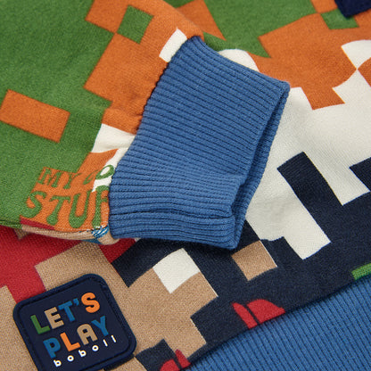 Boboli Boys Blue Fleece Sweatshirt