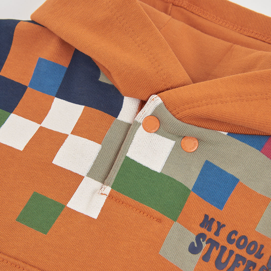 Boboli Boys Navy and Mustard Tracksuit Set