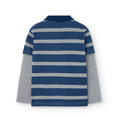 Boboli Boys Striped Polo