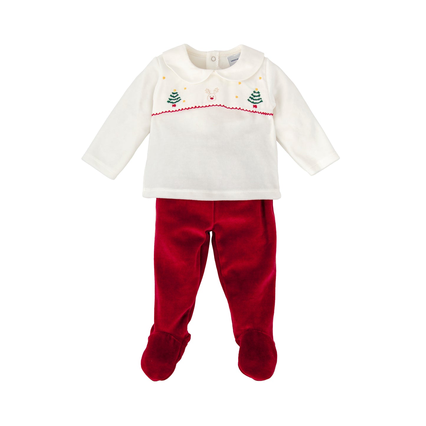 Babidu Unisex 100% Cotton Christmas Baby Grow