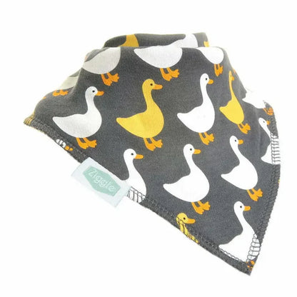 Ziggle Baby Boys Farm Geese Bib