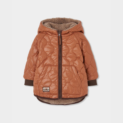 Boboli Boys Chestnut Reversible Coat