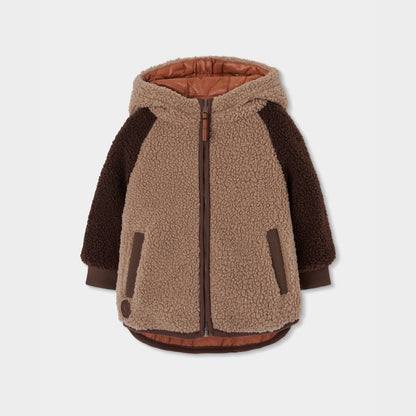 Boboli Boys Chestnut Reversible Coat